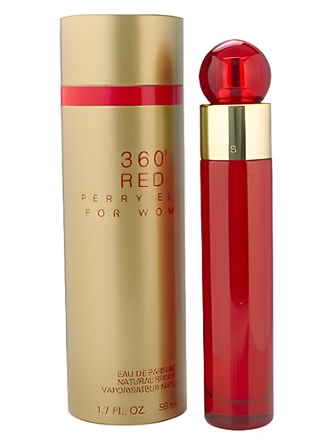 Frasco de 360° Red, de Perry Ellis