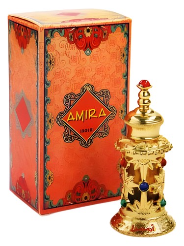Frasco de Amira Gold — Al Haramain Perfumes
