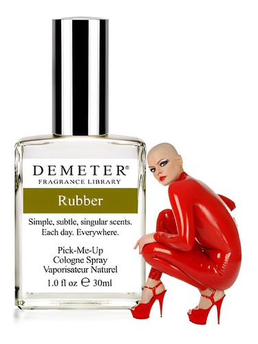 Frasco de Rubber, de Demeter Fragrance