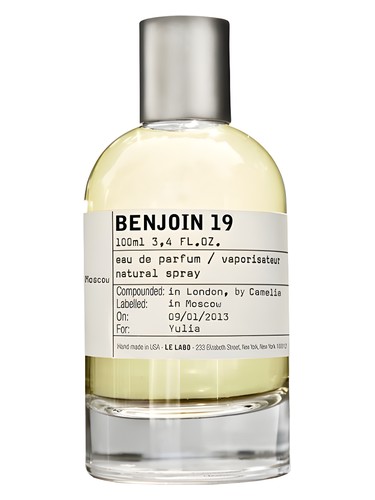 Frasco de Benjoin 19 Moscow, de Le Labo