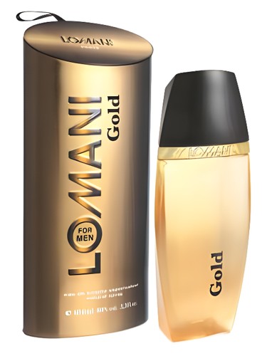 Frasco de Lomani Gold, de Lomani