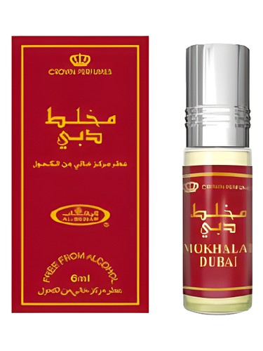 Frasco de Mokhalat Dubai, de ALREHAB PERFUMES