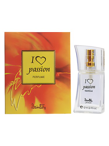Frasco de I Love Passion, de Dzintars