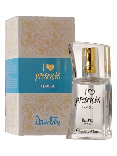 Frasco de I Love Presents, de Dzintars