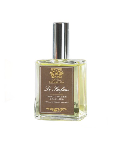 Frasco de Vanilla, Bourbon & Mandarin, de Antica Farmacista