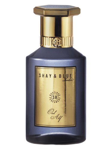 Frasco de Oud Alif, de Shay & Blue London