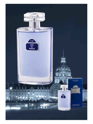 Frasco de Rue Du Prince, de Dina Cosmetics
