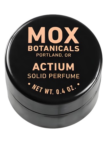 Frasco de Actium Solid Perfume, de Mox Botanicals