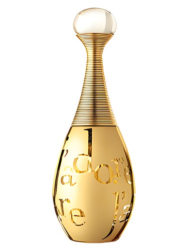 Frasco de J'adore Adoration en or Limited Edition, de Dior