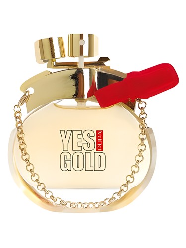 Frasco de Yes Gold, de Pupa