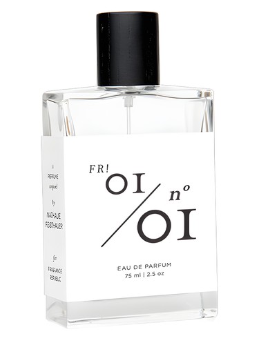 Frasco de 01 01 Iris Safran, de Fragrance Republic