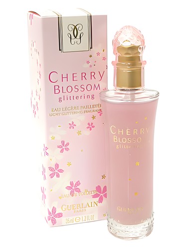 Frasco de Cherry Blossom Glittering, de Guerlain