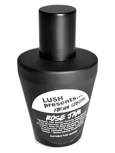 Frasco de Rose Jam 2012, de Lush