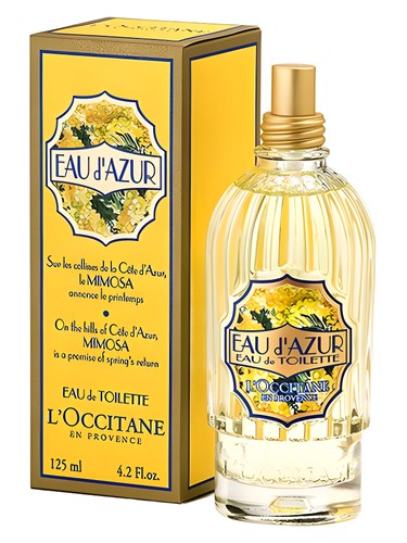 Frasco de Eau d'Azur, de L'Occitane en Provence