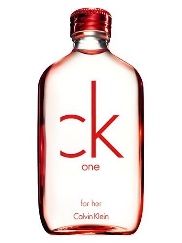 Frasco de CK One Red Edition for Her, de Calvin Klein