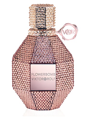Frasco de Flowerbomb Swarovski Edition 2013, de Viktor&Rolf