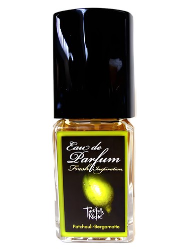 Frasco de Patchouli Fresh Inspiration, de Teufels Kuche