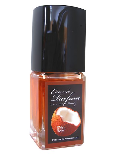 Frasco de Patchouli Coconut Junky, de Teufels Kuche