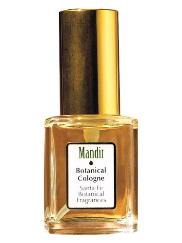 Frasco de Mandir Botanical Cologne, de Santa Fe Botanical Natural Fragrance Collection