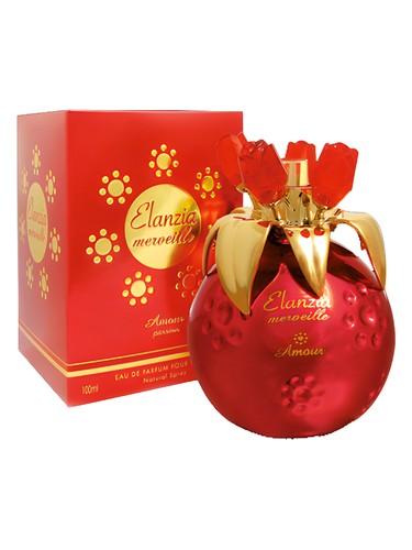 Frasco de Elanzia Merveille Amour Red Passion, de Elanzia