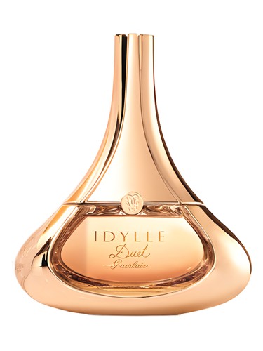 Frasco de Idylle Duet Rose-Patchouli, de Guerlain