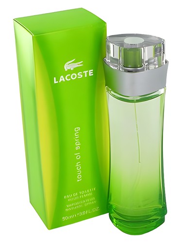 Frasco de Touch of Spring, de Lacoste Fragrances