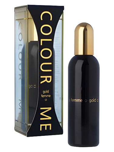 Frasco de Colour Me Femme Gold, de Milton Lloyd