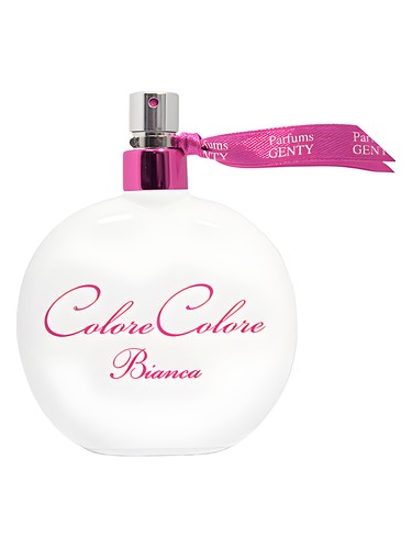 Frasco de Colore Colore Bianca, de Parfums Genty