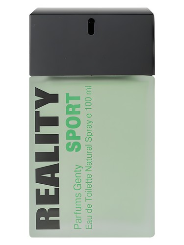 Frasco de Reality Sport, de Parfums Genty