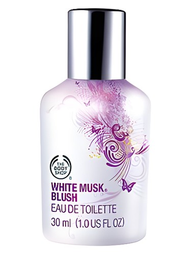 Frasco de White Musk Blush, de The Body Shop