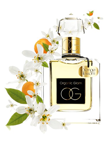 Frasco de Organic Glam Orange Blossom, de The Organic Pharmacy
