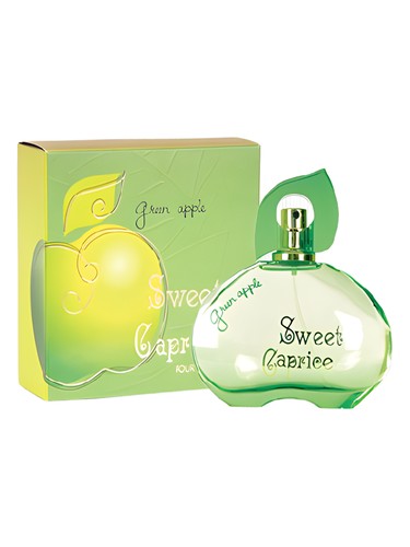 Frasco de Sweet Caprice Green Apple, de Parfums Louis Armand