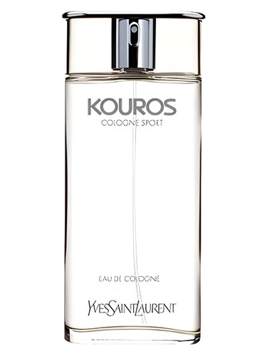 Frasco de Kouros Cologne Sport, de Yves Saint Laurent