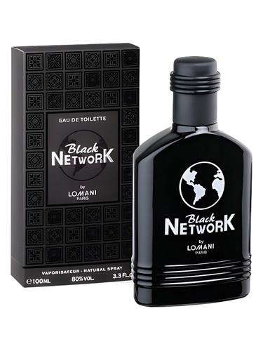 Frasco de Black Network, de Lomani