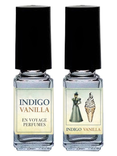 Frasco de Indigo Vanilla, de En Voyage Perfumes