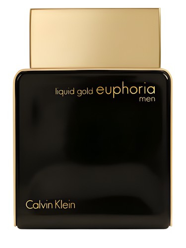 Frasco de Liquid Gold Euphoria Men — Calvin Klein
