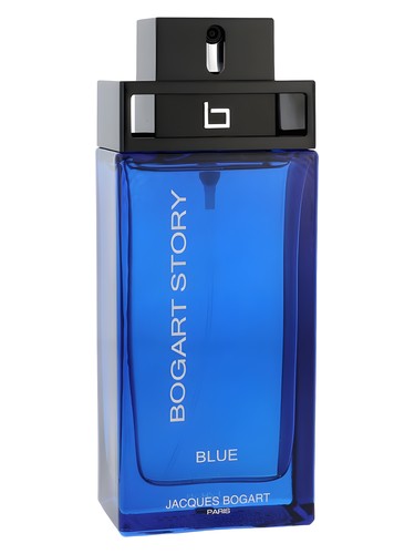 Frasco de Bogart Story Blue, de Jacques Bogart