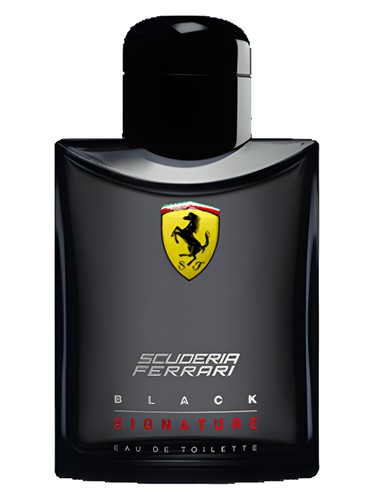 Frasco de Scuderia Ferrari Black Signature, de Ferrari