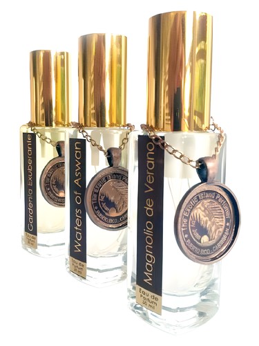 Frasco de Santal Exotique, de The Exotic Island Perfumer