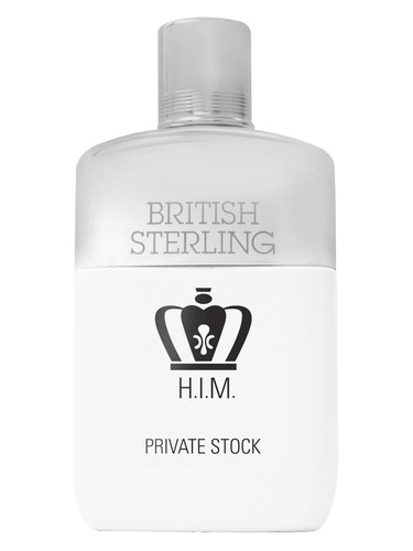 Frasco de HIM (His Imperial Majesty) Private Stock, de British Sterling Cologne
