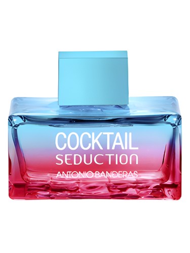 Frasco de Cocktail Seduction Blue for Women, de Antonio Banderas