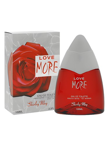 Frasco de Love More, de Shirley May