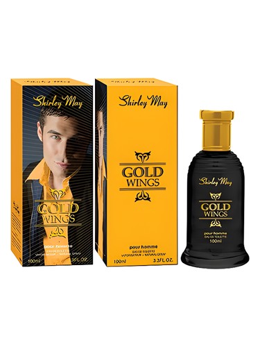 Frasco de Gold Wings, de Shirley May