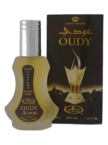Frasco de Oudy, de ALREHAB PERFUMES