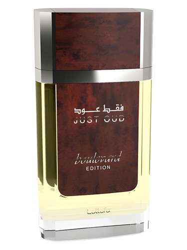 Frasco de Just Oud Boulevard — Lattafa Perfumes