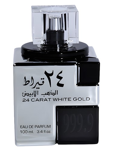 Frasco de 24 Carat White Gold, de Lattafa Perfumes