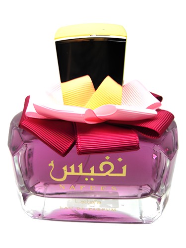 Frasco de Nafeas, de Lattafa Perfumes