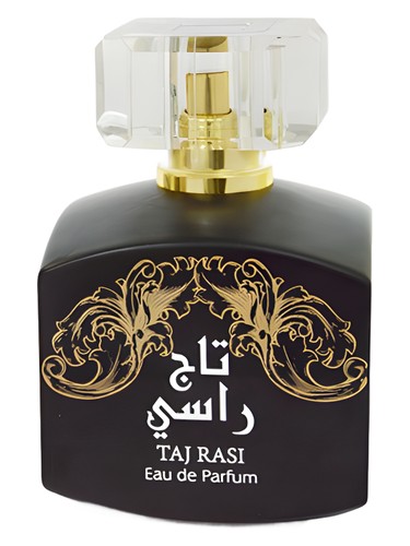 Frasco de Taj Rasi Gold Edition, de Lattafa Perfumes