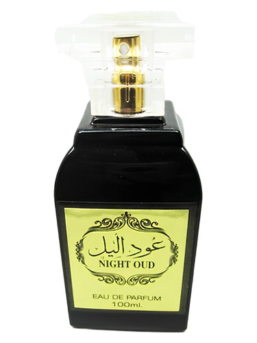 Frasco de Night Oud, de Lattafa Perfumes