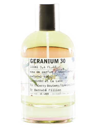Frasco de Geranium 30, de Le Labo